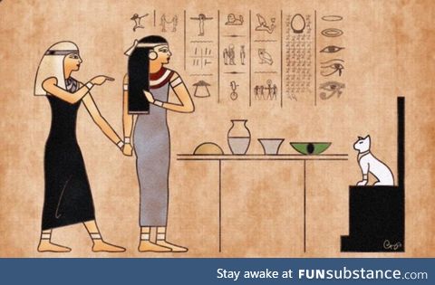 "You can't just travel back in time to ancient Egypt and create memes"