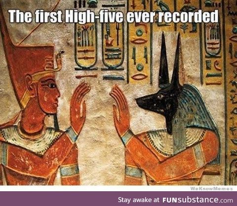 The first High- Five ever