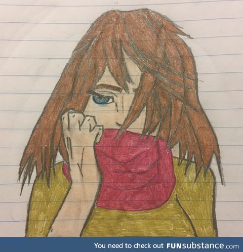 Finished picture of Mikasa on Aot