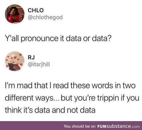 Its data right?
