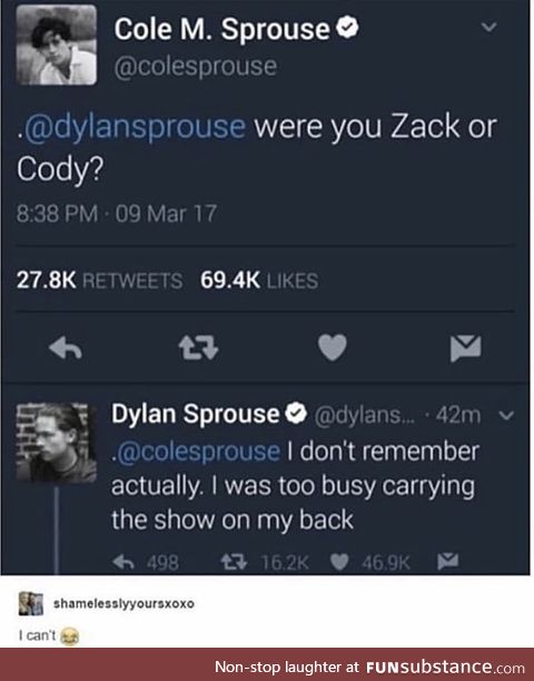 I love their twitter debates