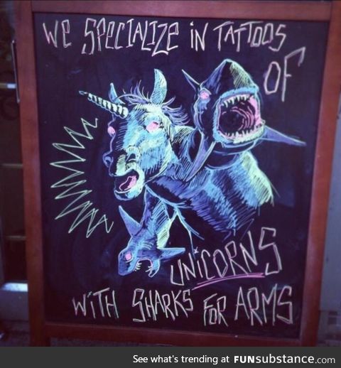 Very niche tattoo shop