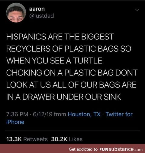I am guilty of having a stash of plastic bags