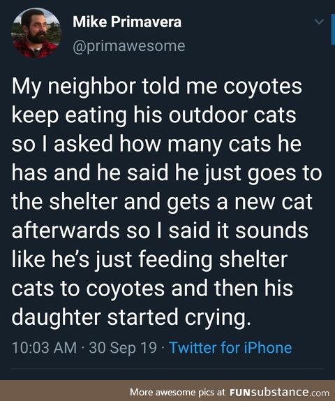 Coyotes need to eat, also