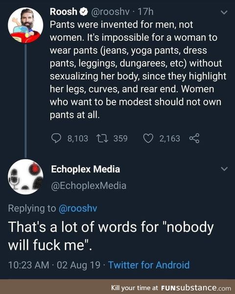 Incel gets owned
