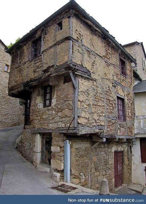 Just in case you guys were wondering, this is what the oldest house in Aveyron, France