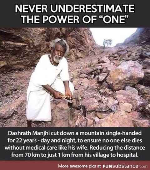 Dashrath Manjhi aka Mountain man (1927-2017)