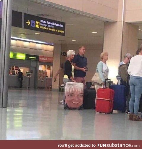 A good way to make sure nobody steals your luggage