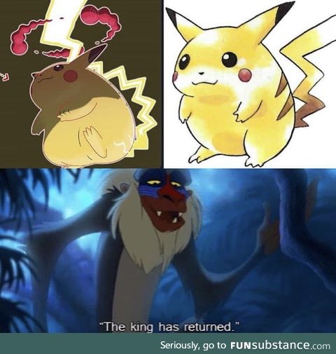 The return of thicc Pikachu