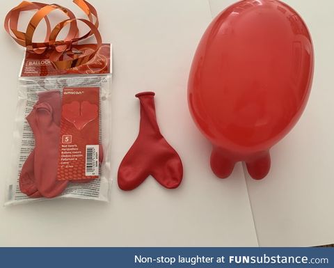 These "heart shaped balloons"