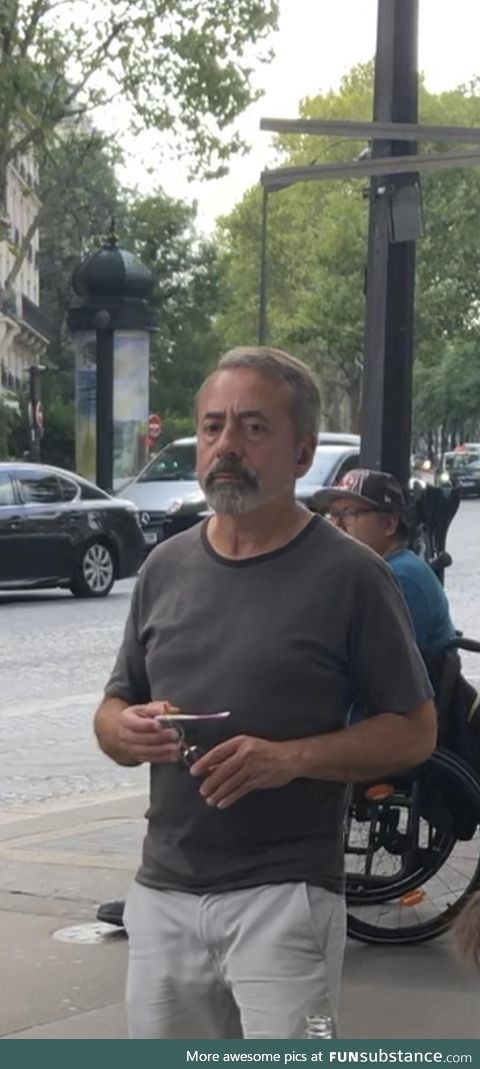 Robert Downey Sr. Spotted in Paris