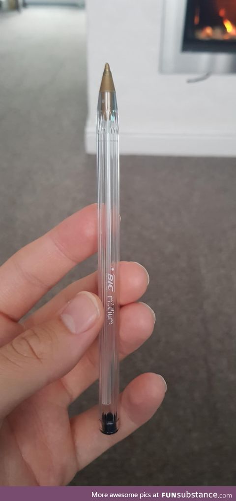 Empty Bic Pen finally achieved