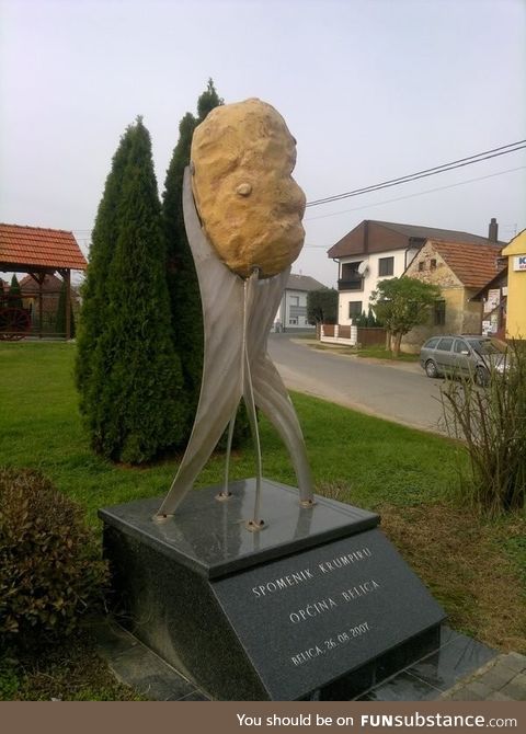 Croatia appreciates the potato