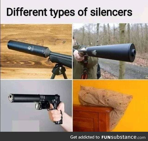 Types of supressors/silencers?
