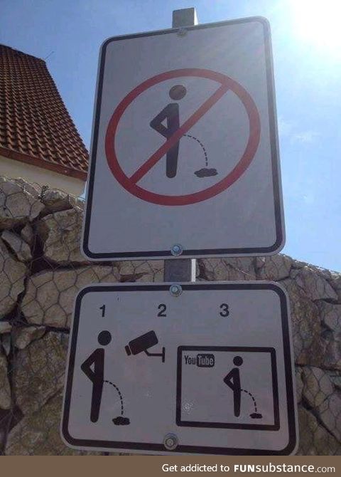 Nice way by CZECH REPUBLIC to stop people who urinate anywhere. Other countries too