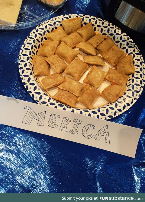 For Flag Day, my work hosted a "Bring food from your culture" potluck. This was