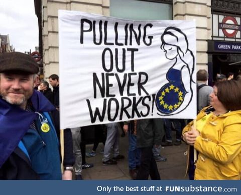 From the Brexit March!