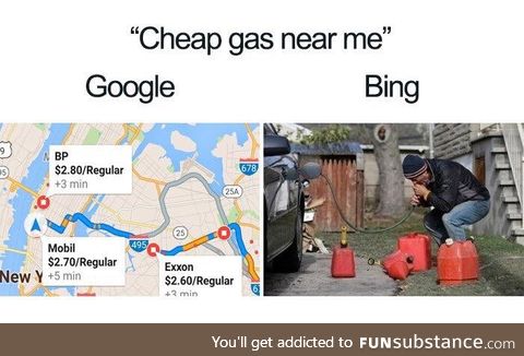 Cheap gas