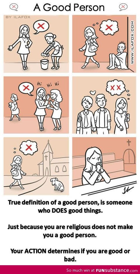 What being a good person is really about
