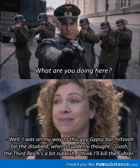 River song doesn't really like the nazis