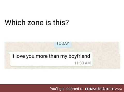 We are hitting Friendzone levels, which shouldn't even be possible