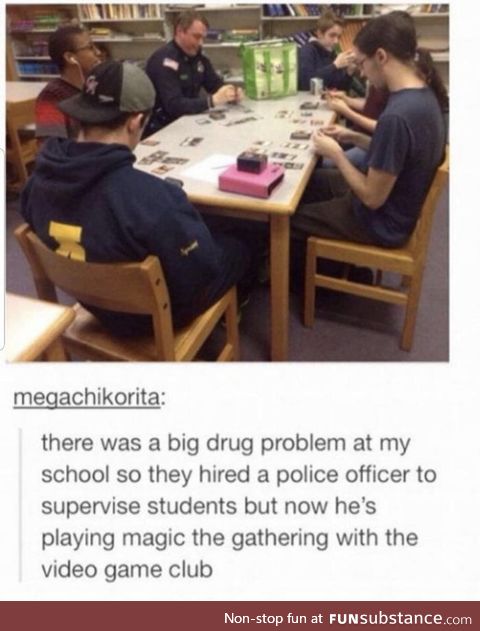 Wholesome police nerd