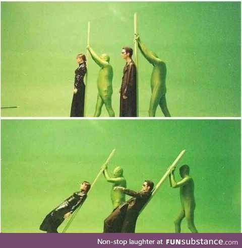 The Matrix behind the scenes, circa 1999