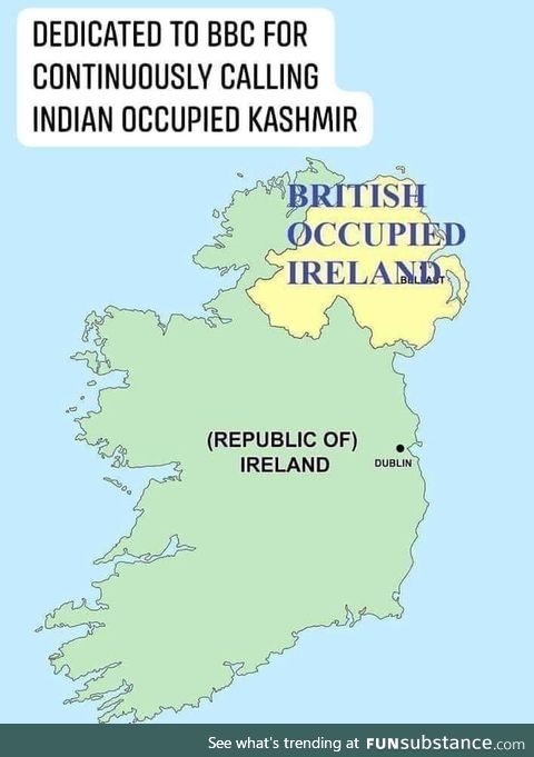British occupied ireland
