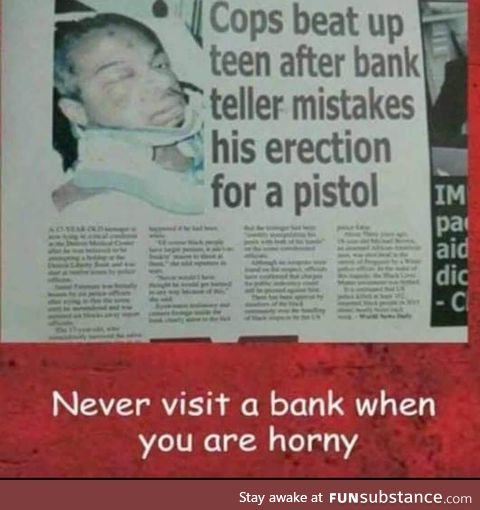 Never visit a bank when h*rny!!