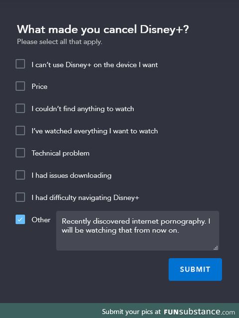 Cancelling Disney+ after the free trial