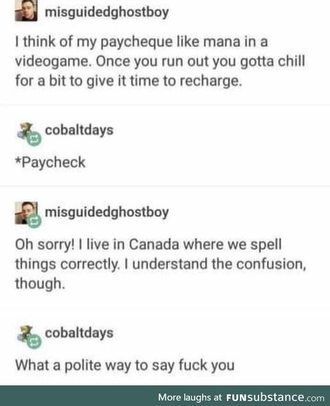 Oops, I’m Canadian