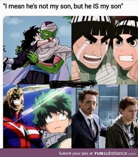 The only one of them that actually has a father is Gohan
