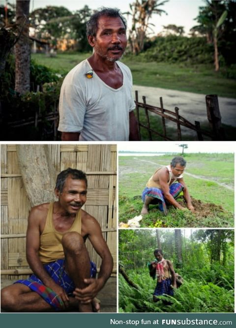 A man from India (Jadav Payeng) started planting trees for over 30 years. He began when