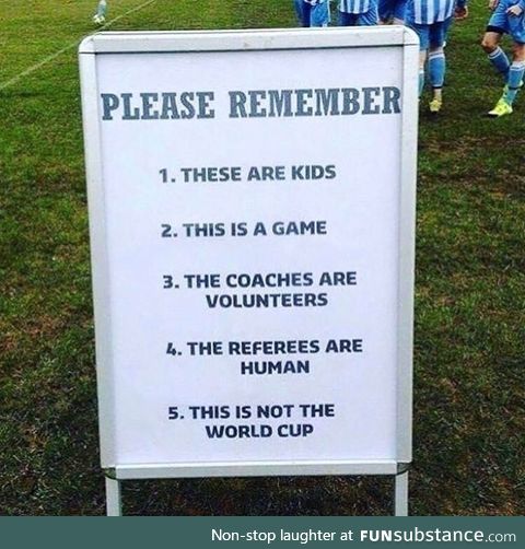 For Parents at their Kid's Soccer Games