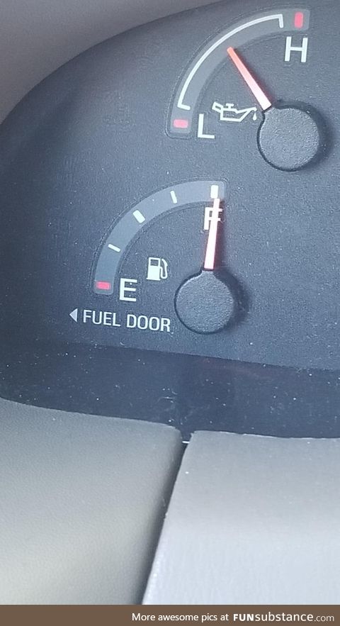 It's a little thing, but its first time I've been able to afford a full tank of