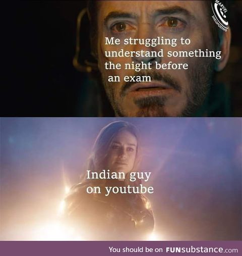 A big thanks to Indians ps I'm not an Indian