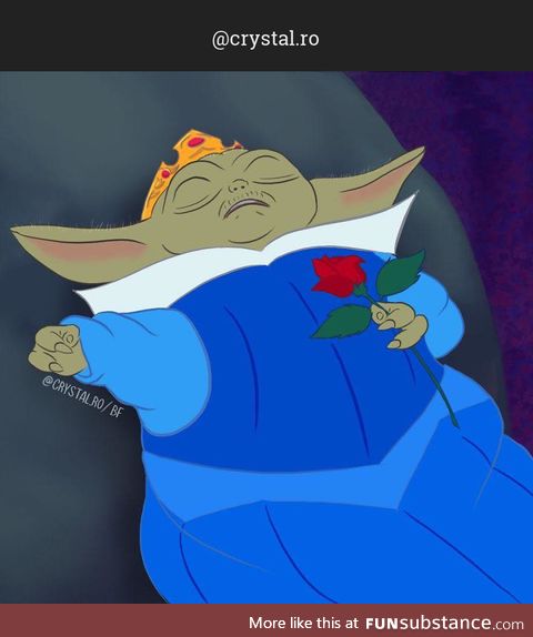 Turned Baby Yoda Into Disney Princesses 2