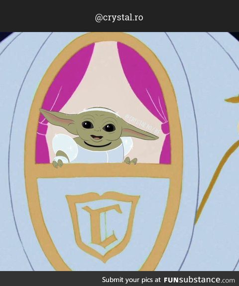 Turned Baby Yoda Into Disney Princesses 3