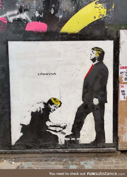 New Banksy in Soho