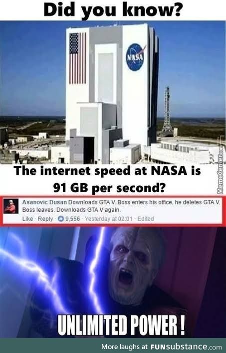 Am jealous on NASA