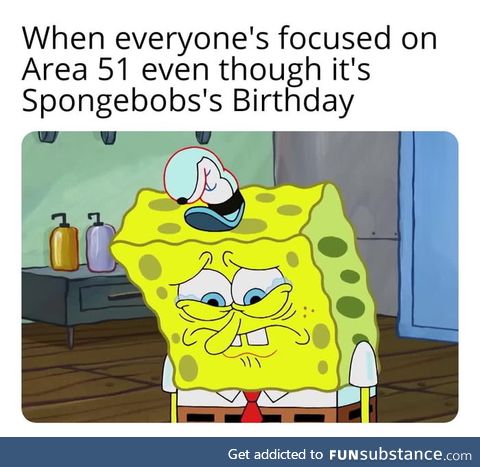 Happy Birthday Spongebob (also first time posting here)