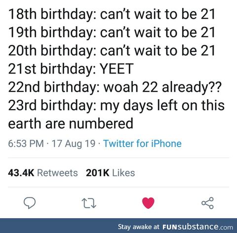 Can't wait to be 21
