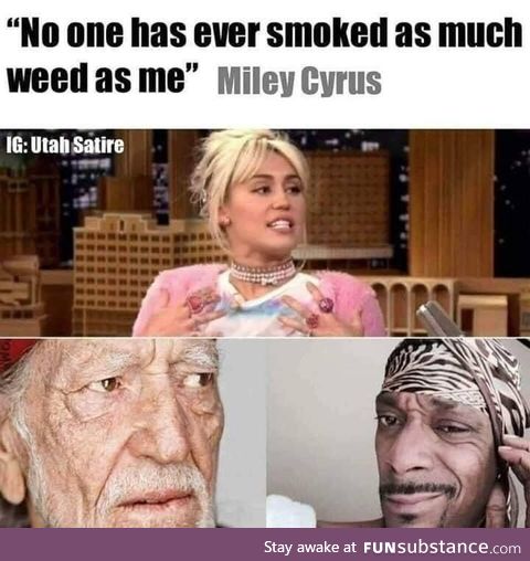 Get outta here, Miley