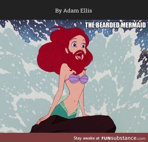 Disney Princesses With Beards 1