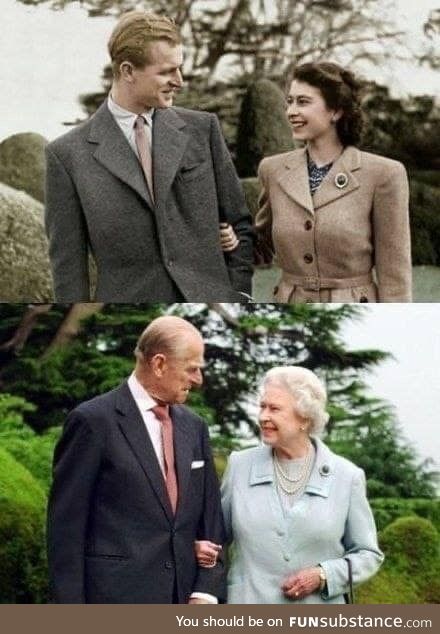 Queen Elizabeth and Prince Philip, after 65 years of marriage. Memory:  Lorenzo Lopez Jr