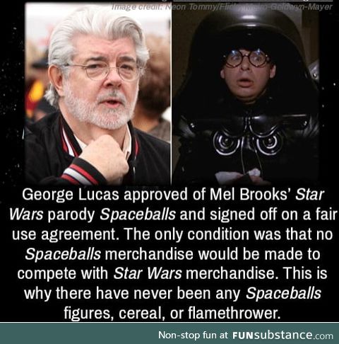 Lucas made more money from Star Wars merchandise then the movies themselves