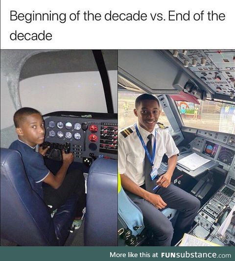 He became pilot