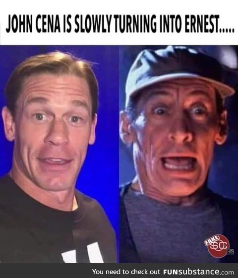 With John Cena heading towards physical comedy movies, this image is becoming a reality