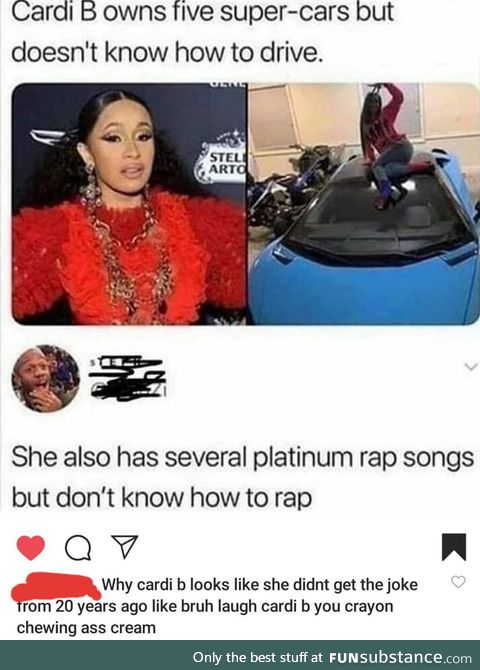 Cardi b pls laugh