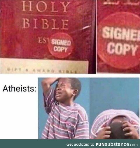 This is the end of atheism